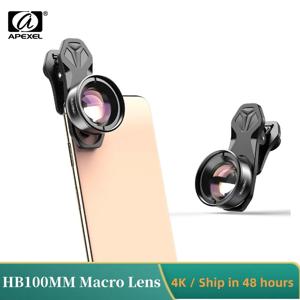 Apexel 100mm 매크로 렌즈 카메라 폰 렌즈 4 k hd 슈퍼 매크로 렌즈 cpl 스타 필터 for iphonex xs max 삼성 s9 모든 스마트 폰