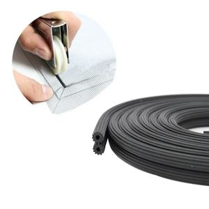 2-4M 실리콘 고무 창 씰링 스트립 스크린 도어 메쉬 천 접착제 테이프 고정 액세서리 바람 모기 방지 씰 하드웨어