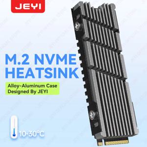 JEYI Cooler II 2280 SSD 방열판 M.2 NVME 라디에이터 마그네슘 알루미늄 합금 PC 열 실리콘 패드가있는 효율적인 라디에이터