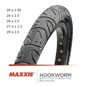 MAXXIS Hookworm 26x2.5 자전거 타이어 BMX 와이어 비드 클린처 타이어 Street Park vert Flatland 20 인치 24 26 27.5 또는 29 크기