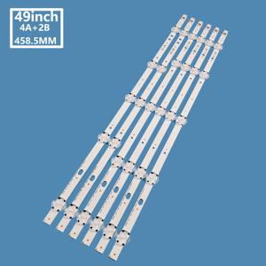 TV Vestel 490DRT VNB A B-TYPE REV08 49HE4000 49L3753DB VES490UNDS 용, 49 인치 LED 스트립 백라이트 4A + 2B 5 개 LED 460mm