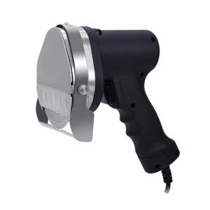 110V 220V 전기 케밥 슬라이서 고기 커터 휴대용 바베큐 로스트 고기 절단기 두 블레이드 바베큐 슬라이서