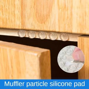 투명 실리콘 충격 방지 그레인 옷장 문짝 음소거 스티커, 미끄럼 방지 실리콘 발 매트, 자체 접착 그레인