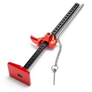 RS RC Rock Crawler 1:10 액세서리 Axial SCX10 Tamiya CC01 D90 D110 TF2 RC 트럭 자동차 부품 용 슬라이드 가능 금속 잭 도구