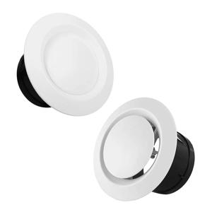 1pc ABS Tuyere 천장 공기 공급 장치 장착 가능 뜨거운 공기 환기 그릴 커버 간편한 디퓨저 조절 가능한 공기량 배기 후드