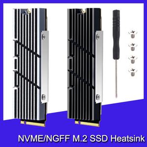 JEYI Cooler II 2280 SSD 방열판 M.2 NVME 라디에이터 마그네슘 알루미늄 합금 PC 열 실리콘 패드가있는 효율적인 라디에이터