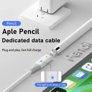스타일러스 충전기 와이어 USB A/Type-C 충전 라인 Apple Pencil Generation 1용 표시 등이 있는 남성-여성 확장
