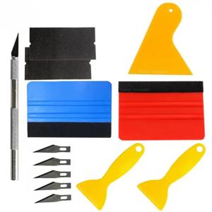 전문가용 비닐 랩핑 툴 키트 카본 파이버 스퀴지 틴트 필름 커터 및 자동차 윈도우 틴트/PPF 시공용 설치 도구