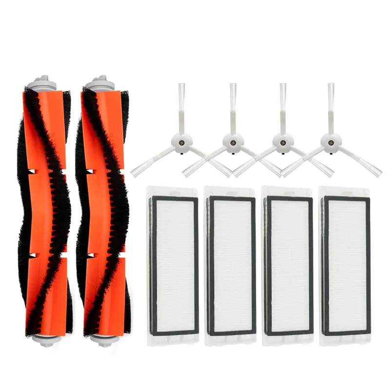 Xiaomi Mi 로봇 진공 청소기 부품 액세서리 Roborock S50 S51 용 HEPA 필터 + 사이드 브러시 + 메인 브러시