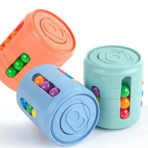 여러 기능 Fidget Spinner Magic 다채로운 콩 손가락 회전은 어린이와 성인을위한 스트레스 감압 도구를 완화합니다.