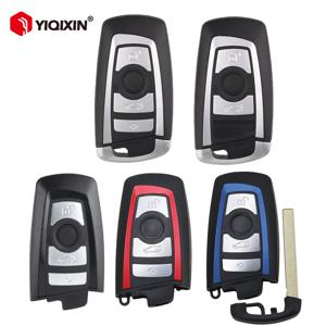 YIQIXIN BMW CAS4 F 3 5 7 시리즈 2009-2016 E38 E39 E46 E60 E63 E90 E92 E93 X5 Z3 Z4 F10 F20 F22 F30 F40 원격 자동차 키 쉘