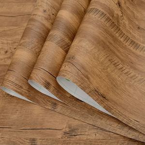 나뭇결 PVC 벽지 문 옷장 찬장 테이블 가구 방수 자체 접착 스티커 홈 장식 필름