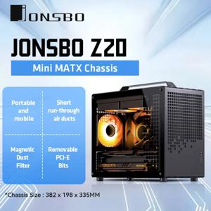 JONSBO Z20 MATX ATX PC 케이스 섀시 20L 분리형 핸들 케이스 163mm 공냉식 그래픽 카드 Type-C 데스크탑 소형 공간 컴퓨터 케이스