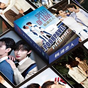 55 개/대 태국 드라마 Poohpavel Pit Babe 레이저 Lomo 카드 Pit Babe 시리즈 미니 엽서 HD Photocard Cosplay Gift