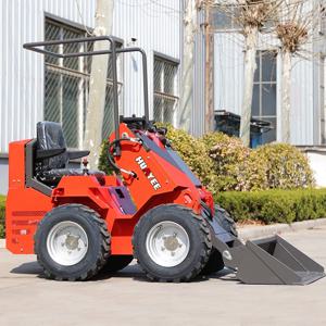 휴대용 스키드 스티어 로더, 맞춤형 유압 미니 로더 기계, 신병 에이전트 디젤 휠 로더, 빠른 배송