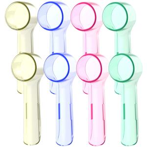 브라운 오럴 B 전동 칫솔 방진 커버 캡, 원형 교체 브러시 헤드 시리즈 보호대 호환