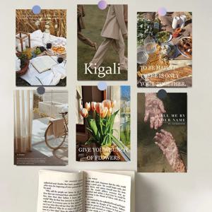 15PCS 프랑스어 세련된 인쇄 포스터 스티커 바 선물 커피 하라주쿠 벽 홈 생활 스케이트 보드 장식 룸 카드 벽 바 그림