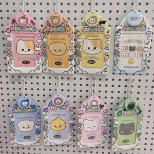 1pcs Photocard 카드 홀더, 체인 사진 수호자와 3 인치 만화 카드 바인더 사진 카드 앨범 슬리브 키 체인 펜던트