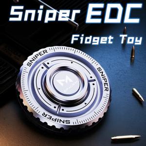 크리 에이 티브 안티 스트레스 3in1 EDC Fidget Spinner: 성인용 금속 푸시 카드 및 핸드 스피너 fidget 장난감 성인 스트레스 릴리프 어린이 선물
