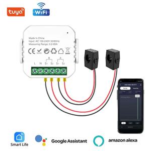 투야 스마트 라이프 WiFi 에너지 미터 80A 전력 생산 소비량 모니터링 미터 앱 제어 원격 모니터 에너지 미터