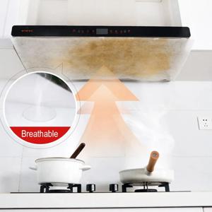 5/10M 일회용 후드 오일 필터 종이 부직포 쿠커 후드 추출기 팬 필터 주방 후드 그리스 안티 오일 코튼