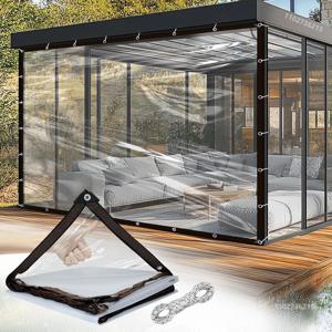 투명 방수 차양 천 타포린 경량 방수 타포린 커버 타포린 투명 방수 천