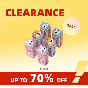 Clearance_3pcs/6pcs 귀여운 동물 고무, 달콤한 냄새가 나는 창의적인 만화 젤리 지우개, 어린이와 학생을 위한 멋진 선물_Continuo