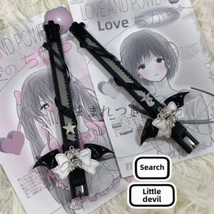 오리지널 수제 곰 병든 달콤한 쿨 다크 수제 버드 메스, 소녀 학생용 상자 아웃 아트 나이프 각도기 세트 없음