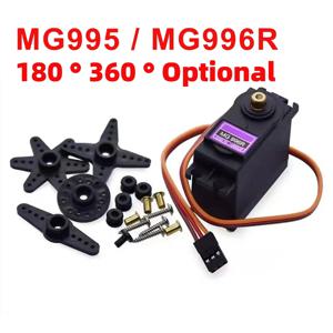 새로운 MG996R MG996 MG995 MG 995 서보 13KG 15KG 서보 RC 자동차 모델 헬리콥터 보트 DIY 부품 용 디지털 메탈 기어