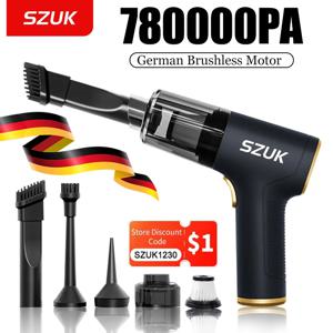 SZUK 미니 무선 휴대용 자동차 진공 청소기, 780000PA 강력한 진공 청소기, 가전제품 휴대용 송풍기 자동차 청소기 차량용 청소기 미니청소기 진공청소기 무선진공 청소기 청소기 무선 클리너 로봇 클리너 미니 세탁기 무선 진공 청소기