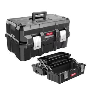 다기능 도구 보관 상자 플라스틱 ABS 여러 사양 핸들 휴대용 도구 주최자 두꺼워