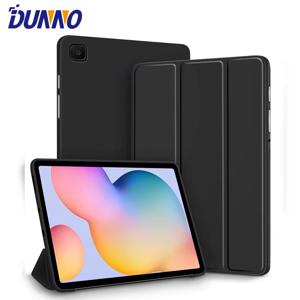 삼성 갤럭시 타블렛 케이스 S6 라이트 10.4 탭 A9 A8 A7 S7 S8 S9 및 플러스 FE 스마트 자동 수면 웨이크 기능 실리콘 커버