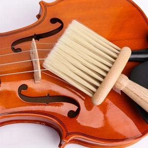Miwayer Universal Violin Cleaning 1pc 기타 및 바이올린 액세서리 용 부드럽고 효과적인 브러시 악기를 깨끗하게 유지