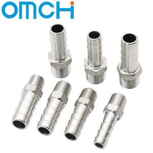 304 스테인레스 스틸 호스 바브 커넥터 1/8 