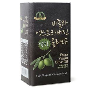 비졸라 스페인 엑스트라버진 올리브유 100% 압착 5L 올리브오일