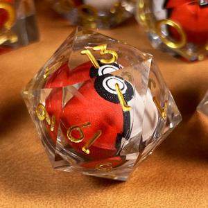 던전 & 드래곤을위한 스피닝 펑크 아이 DnD 주사위 세트 MTG RPG 역할 대화 형 게임 Fidget Cube Halloween Funny Gift