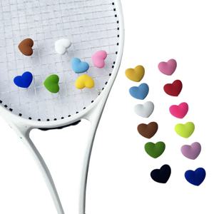 6Pcs 귀여운 테니스 댐프너,하트 모양의 테니스 진동 감쇠기 테니스 라켓 방진 음식 모양 테니스 라켓 댐퍼 테니스 액세서리,테니스 댐퍼