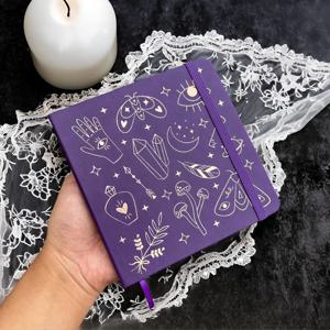 BUJO 도트 저널 – 5.5x5.5인치 정사각형 |   180gsm 대나무 종이 |   부조, 스케치 및 창의적 저널링을 위한 것