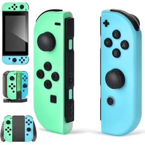 Joy con 무선 스위치 제어 Joycon 컨트롤러, 스위치 비디오 게임 콘솔 액세서리 용 이중 진동 조이스틱 게임 패드 포함