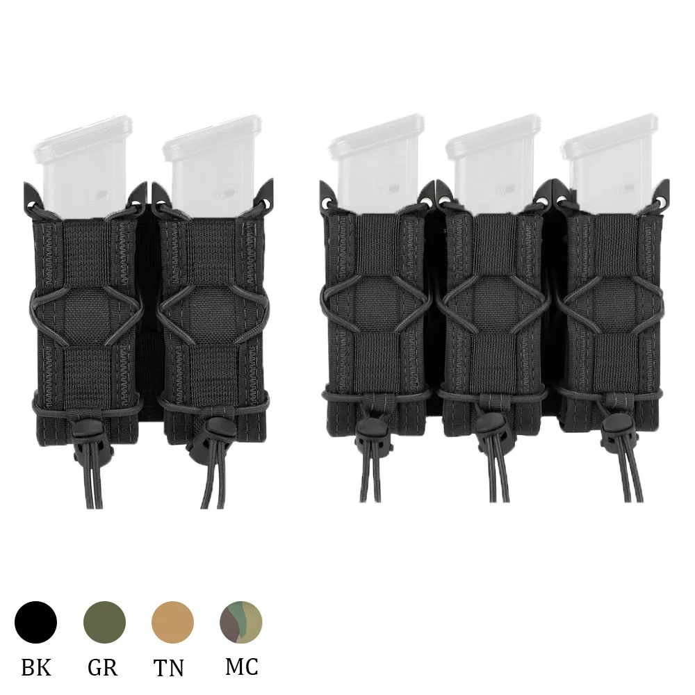 오피디안 9mm 탄창 파우치 더블 트리플 탄창 파우치 몰리 오픈 탄창 파우치 17 19호탄창용