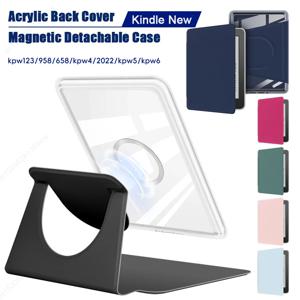 킨들 페이퍼화이트 2024 2022 2021 2016 8세대 10세대 11세대 12세대 6 6.8 7인치용 아크릴 마그네틱 브래킷 케이스 커버 파우치