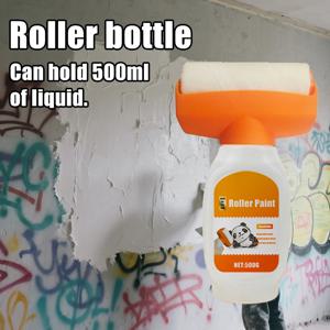 재사용 가능한 퍼티 페이스트 롤러 브러시, 벽 수리 및 개조 도구, 리필용 용기, 롤러 브러시 포함, 퍼티 p 없음