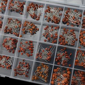 300/960개 세라믹 커패시터 키트 2pF-0.1uF 전자 부품 패키지 커패시터 모음 샘플 DIY 키트