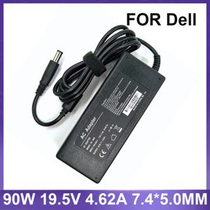 Dell E4300 E5410 E6320 E6400 E6430 3521 전원 어댑터 용 AC 어댑터 19.5V 4.62A 90W 7.4*5.0mm AC 노트북 충전기