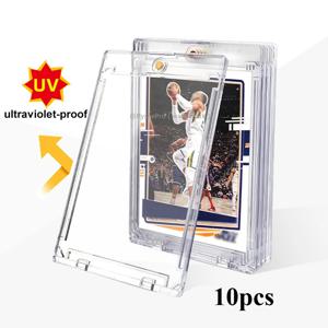 10개 카드 케이스 홀더 35pt 마그네틱 카드 홀더 (트레이딩 카드용) 하드 플라스틱 카드 슬리브 (MTG TCG 야구 스포츠 카드용)