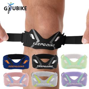 GTUBIKE 1PCS 슬개골 밴드 보호 무릎 케이블 무릎 힘줄 지원 스트랩 버팀대 조절 가능한 흡수 압축 패드 농구