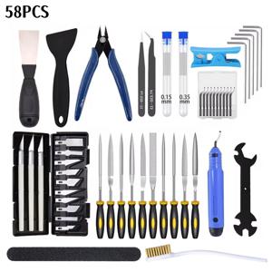 FDM/SLA용 3D 프린터 도구 키트 – 유지 관리를 위한 노즐 클리너, 스크레이퍼, 핀셋, 파일 및 조각 도구