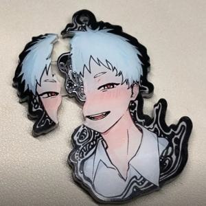 여름 히카루가 죽었을 때 애니메이션 키체인 히카루가 죽었다 여름 아크릴 키체인 츠지나카 요시키 키링 가방 펜던트 장식품