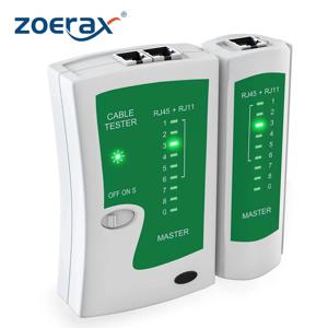 LAN Cat5 Cat5e Cat6 Cat6a Cat7 UTP/차폐 케이블 및 RJ11 RJ12용 ZOERAX RJ45 네트워크 이더넷 케이블 테스터