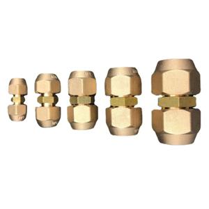 에어컨 구리 튜브용 너트 포함 Euqal 감속기 커플링, 45 도 SAE 1/4 